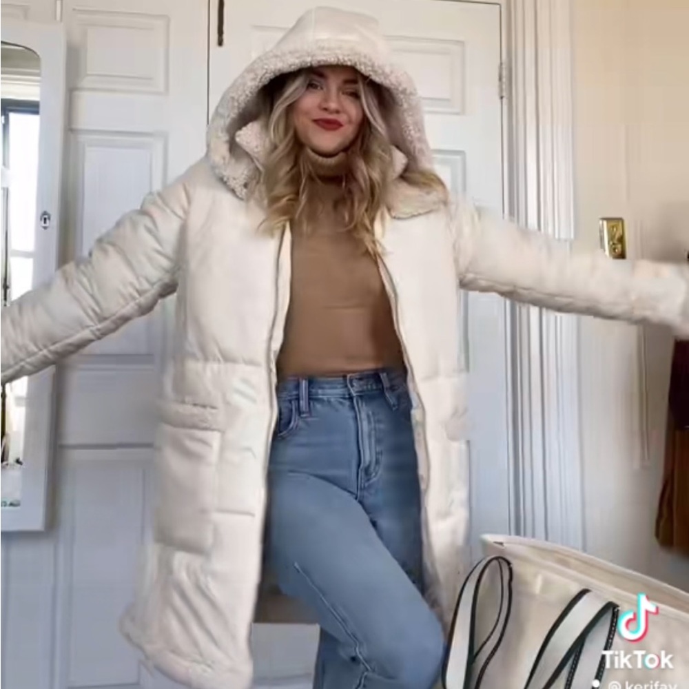 J CREW - brand new puffer coat - super warm
